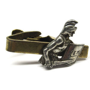 60s Kem Automotive Tie Clip Two Tone Advertising Vtg Men Formal Wear